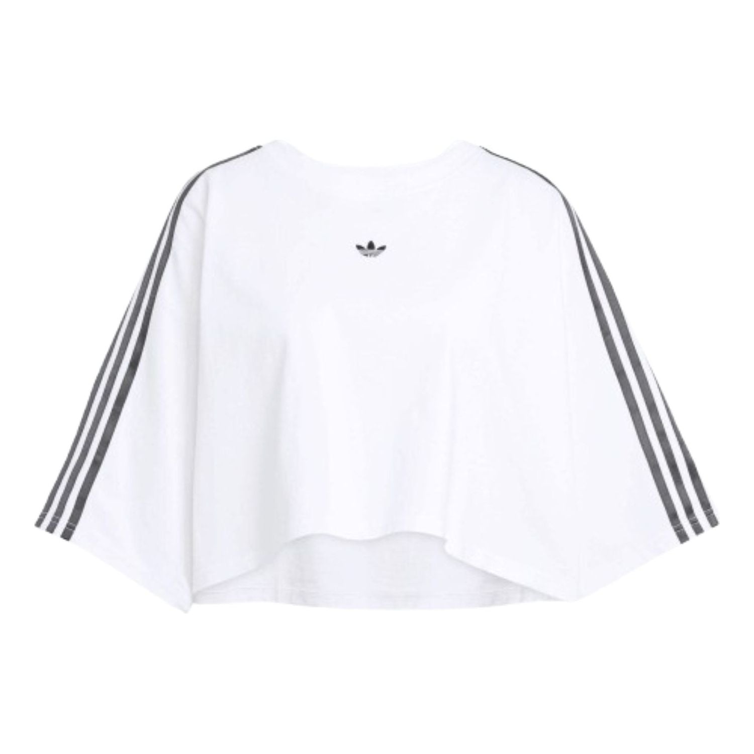 (WMNS) adidas Adilenium Season 3 Boxy Oversized T-Shirt Asia Sizing 'White Black' JY8886