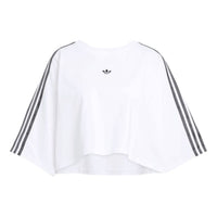 (WMNS) adidas Adilenium Season 3 Boxy Oversized T-Shirt Asia Sizing 'White Black' JY8886