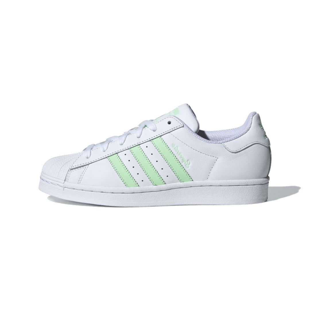 (WMNS) adidas Originals Superstar 'White Green' IE3005