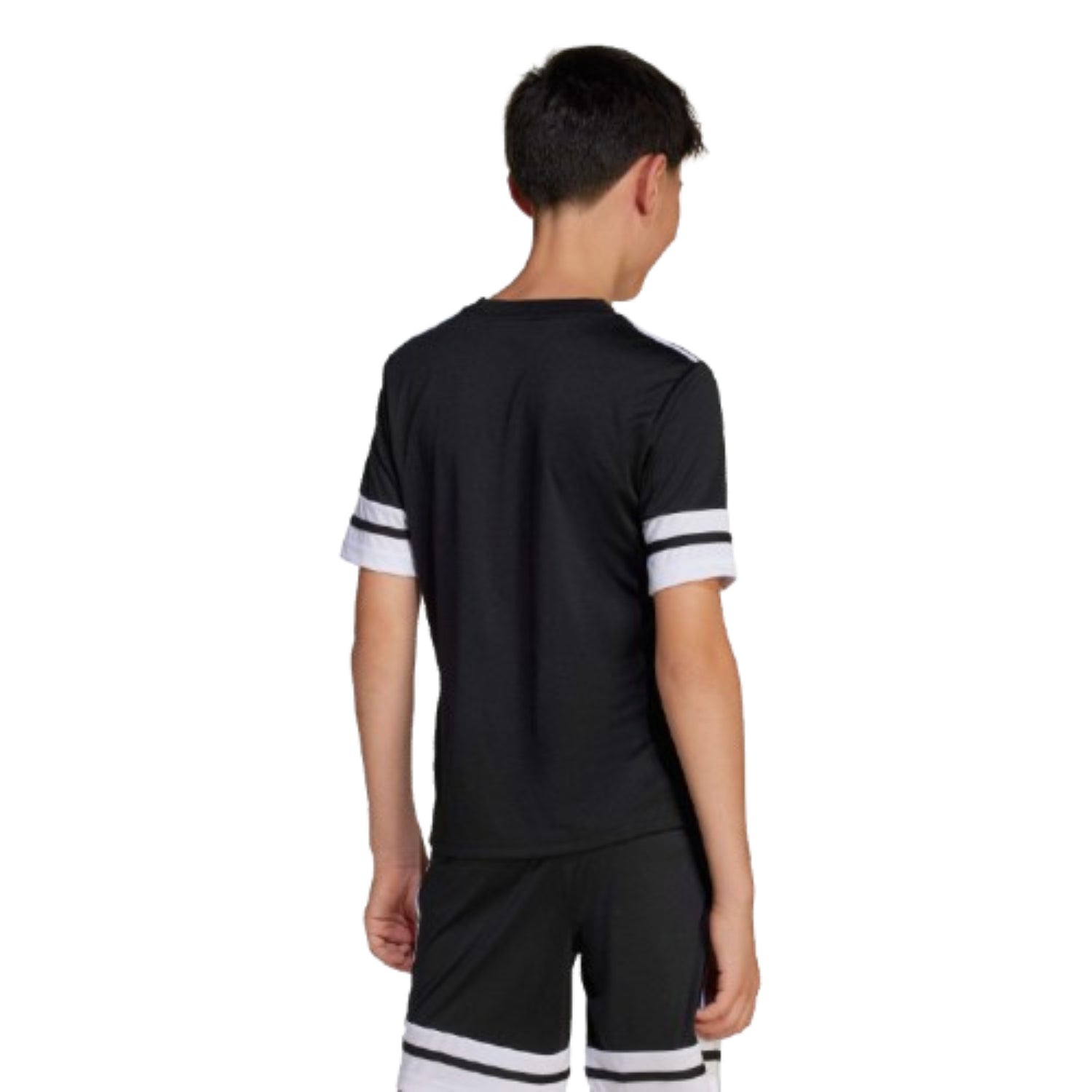 (GS) adidas Squadra 25 Jersey Asia Sizing 'Black White' JJ0052