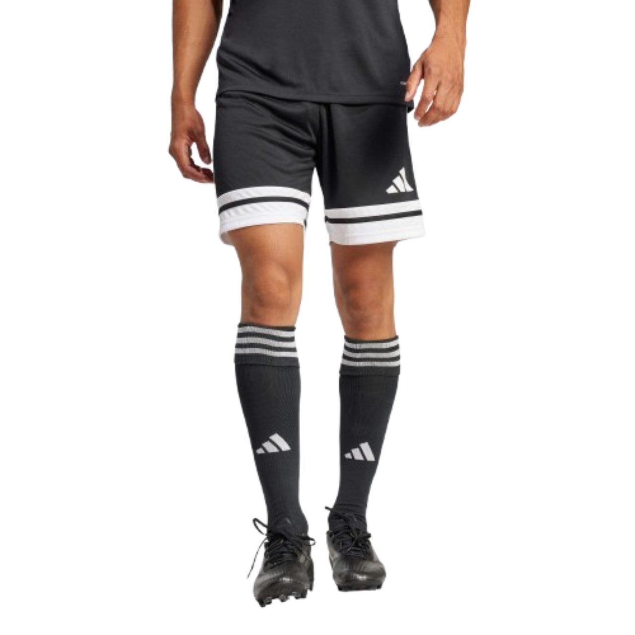 adidas Squadra 25 Shorts Asia Sizing 'Black White' JH3402