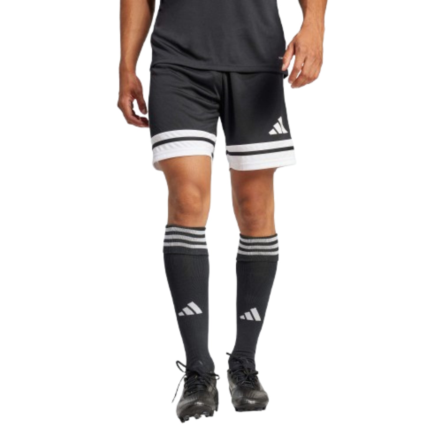 adidas Squadra 25 Shorts Asia Sizing 'Black White' JH3402