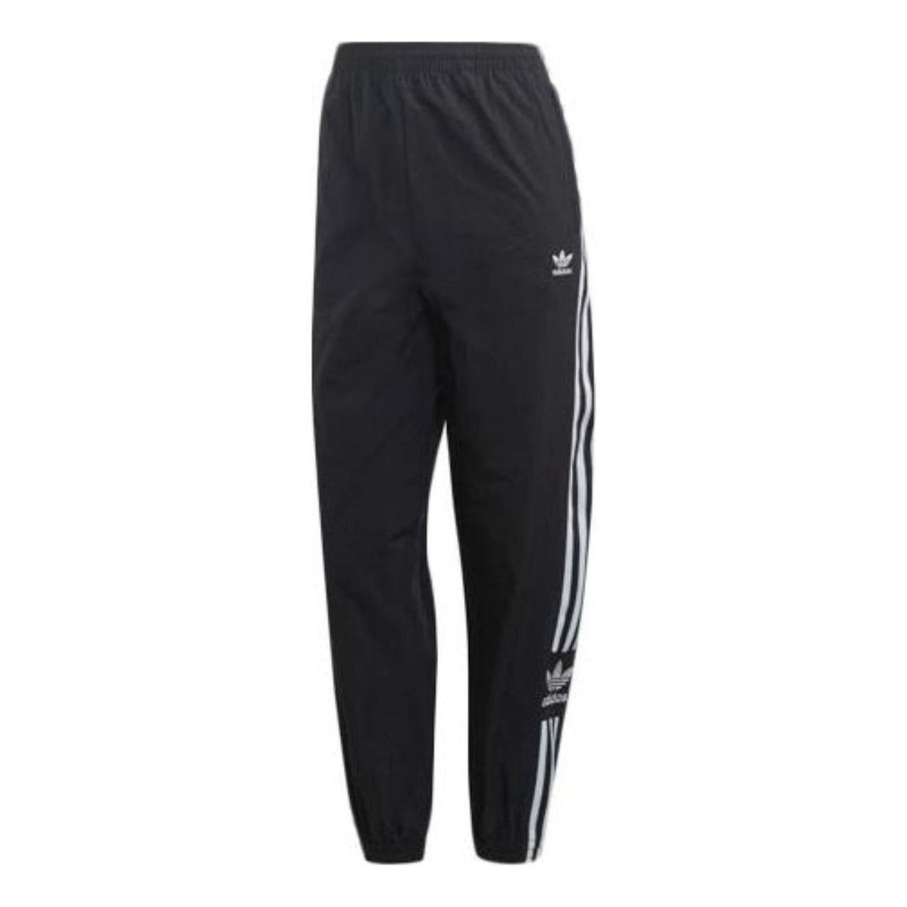 (WMNS) adidas Track Pants Asia Sizing 'Black White' ED7542