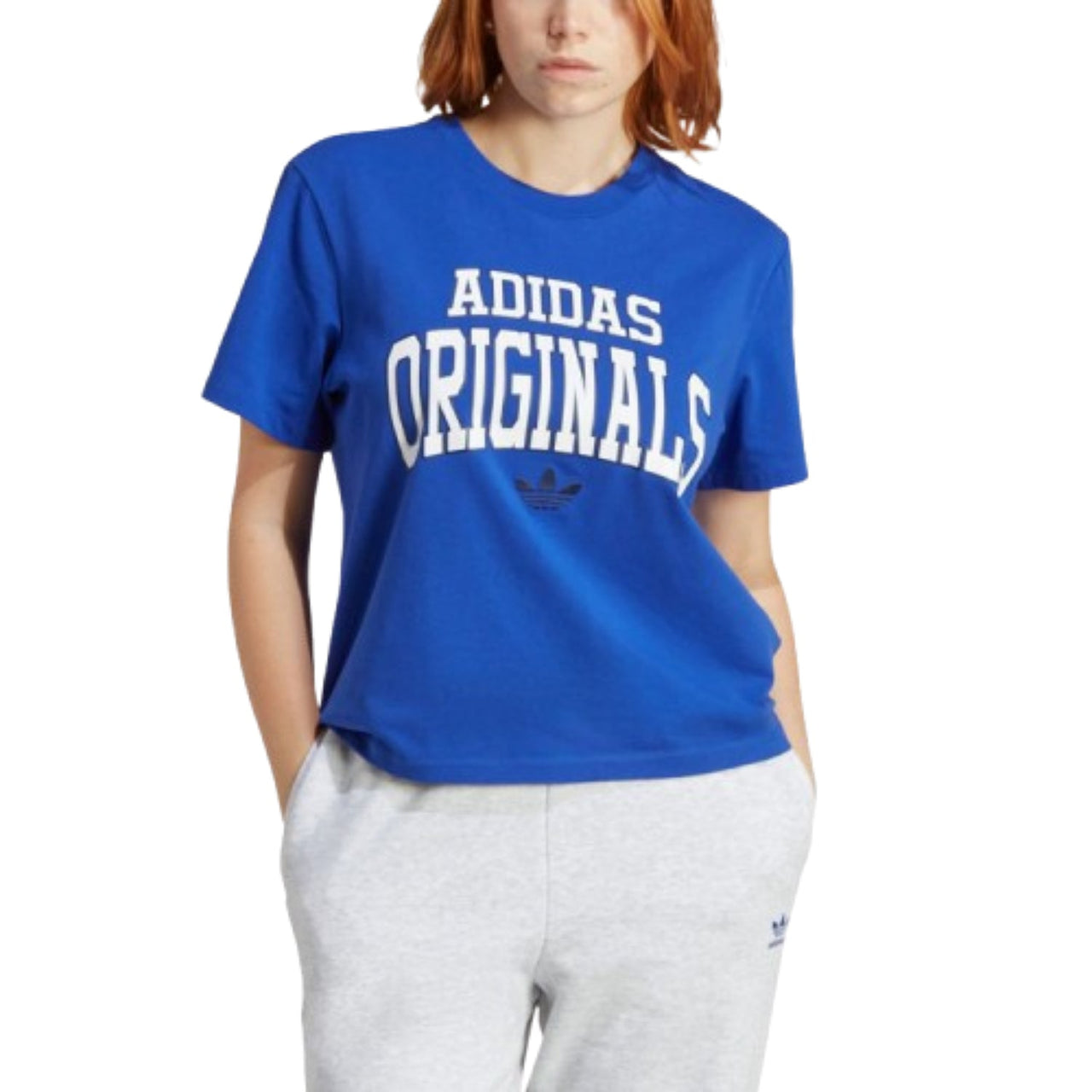 (WMNS) adidas T-Shirt Asia Sizing 'Blue' IC5982