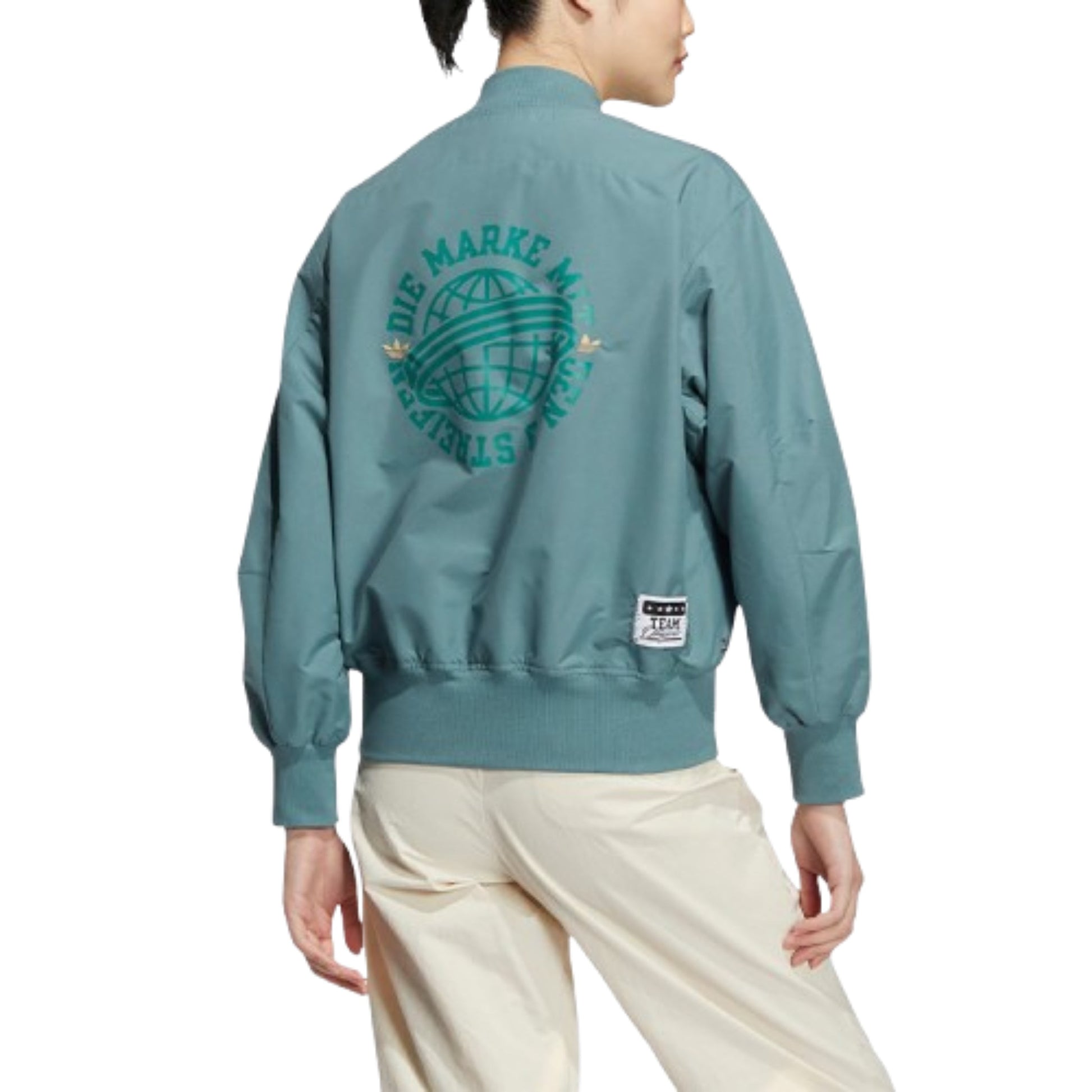 (WMNS) adidas Modern Collegiate Bomber Jacket Asia Sizing 'Blue' HS1919