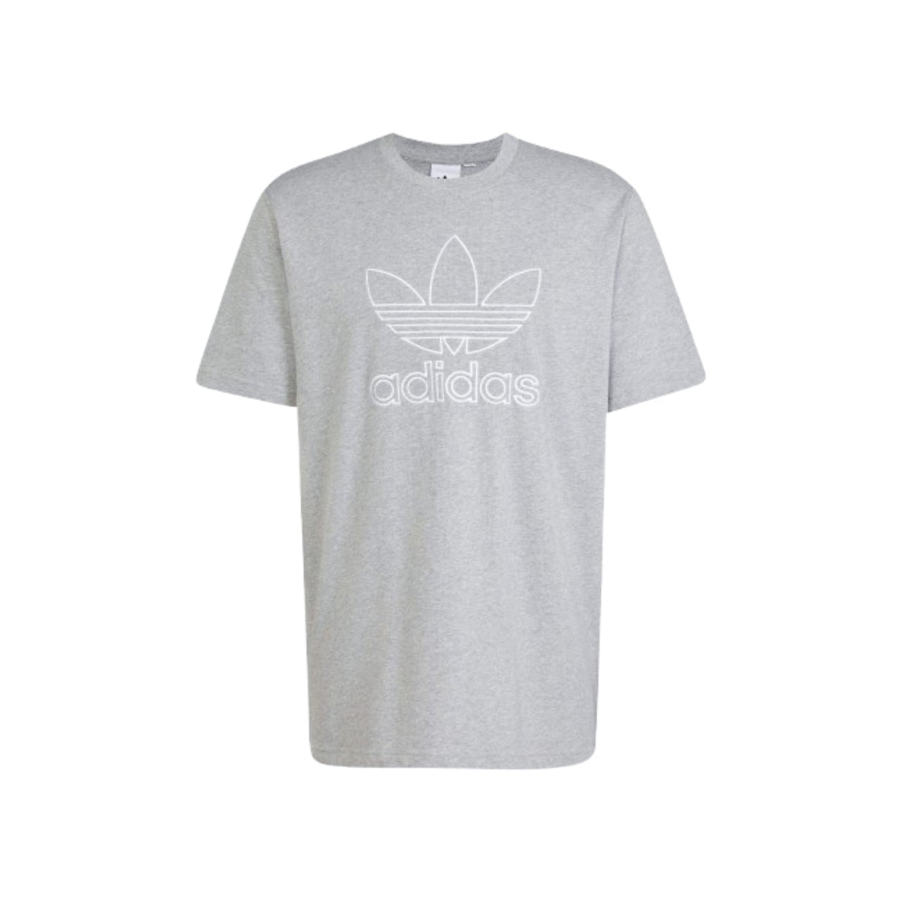 adidas Adicolor Outline Trefoil T-Shirt Asia Sizing 'Grey' JP1087