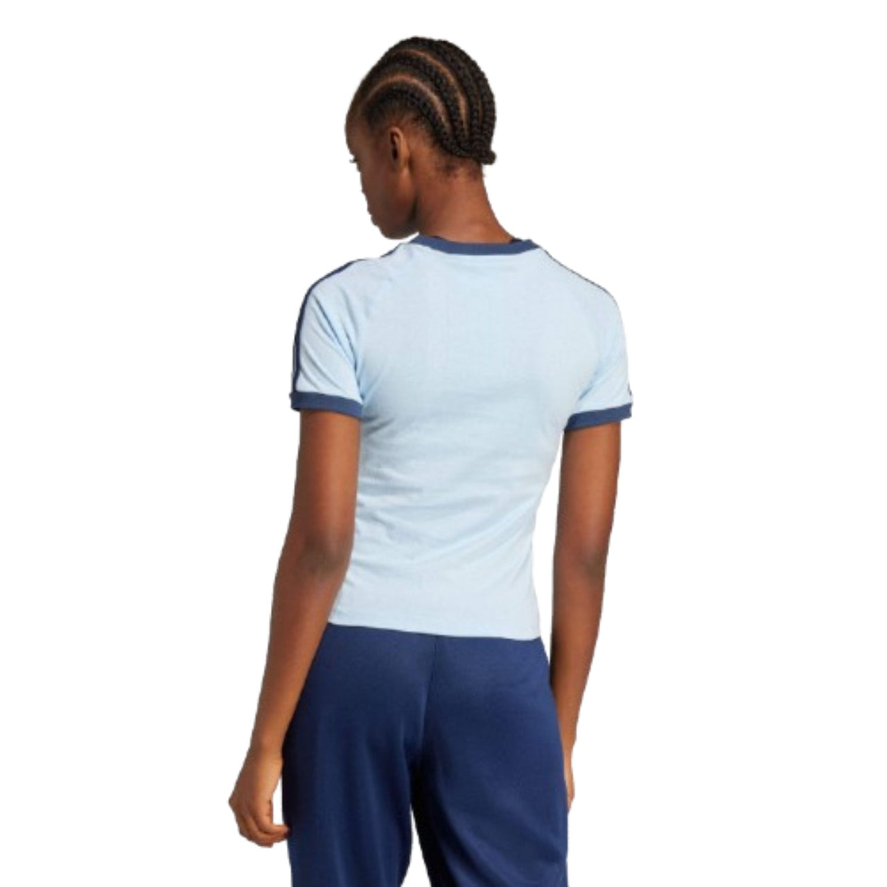(WMNS) adidas Linear Graphic Cali T-Shirt Asia Sizing 'Blue' JC7704