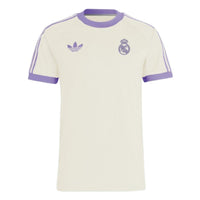 adidas Real Madrid Adicolor Classics 3-Stripes T-Shirt 'White Purple' IY0057