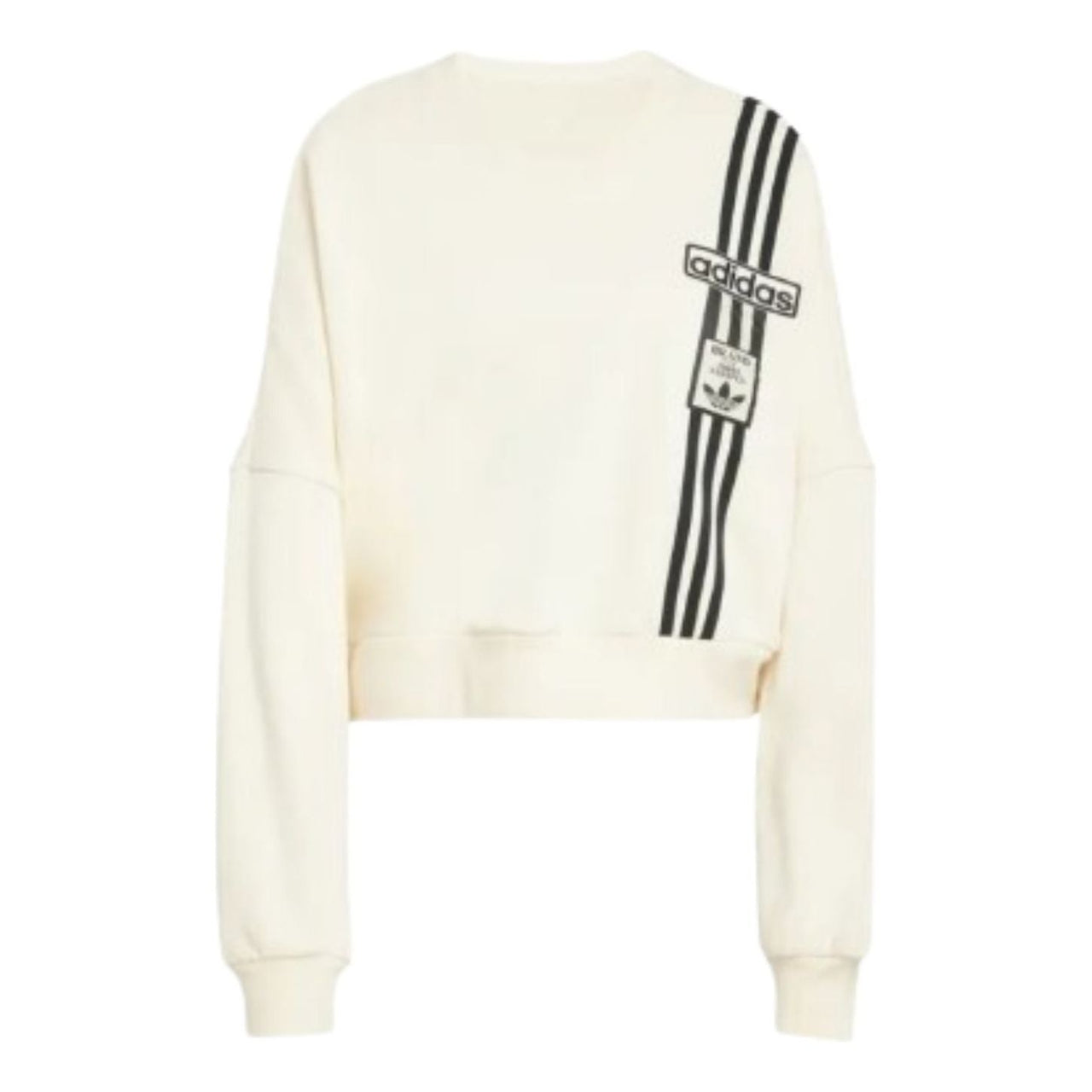 (WMNS) adidas Adibreak Cropped Sweatshirt Asia Sizing 'White' JD0084