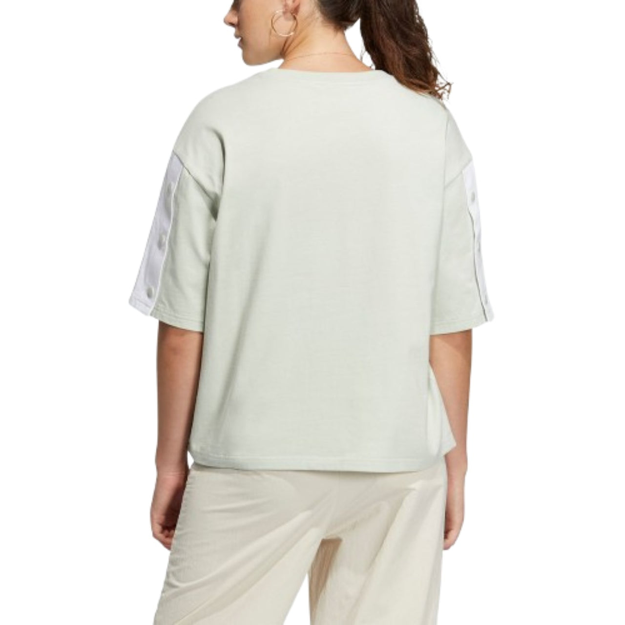 (WMNS) adidas Adibreak T-Shirt Asia Sizing 'Green' HY4264