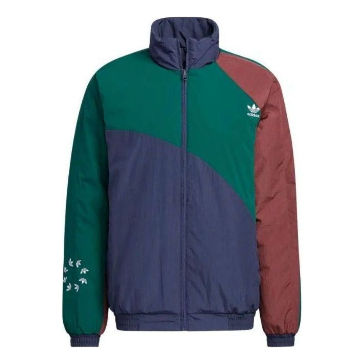 adidas Bold Jacket Asia Sizing 'Green Red Purple' HE6610