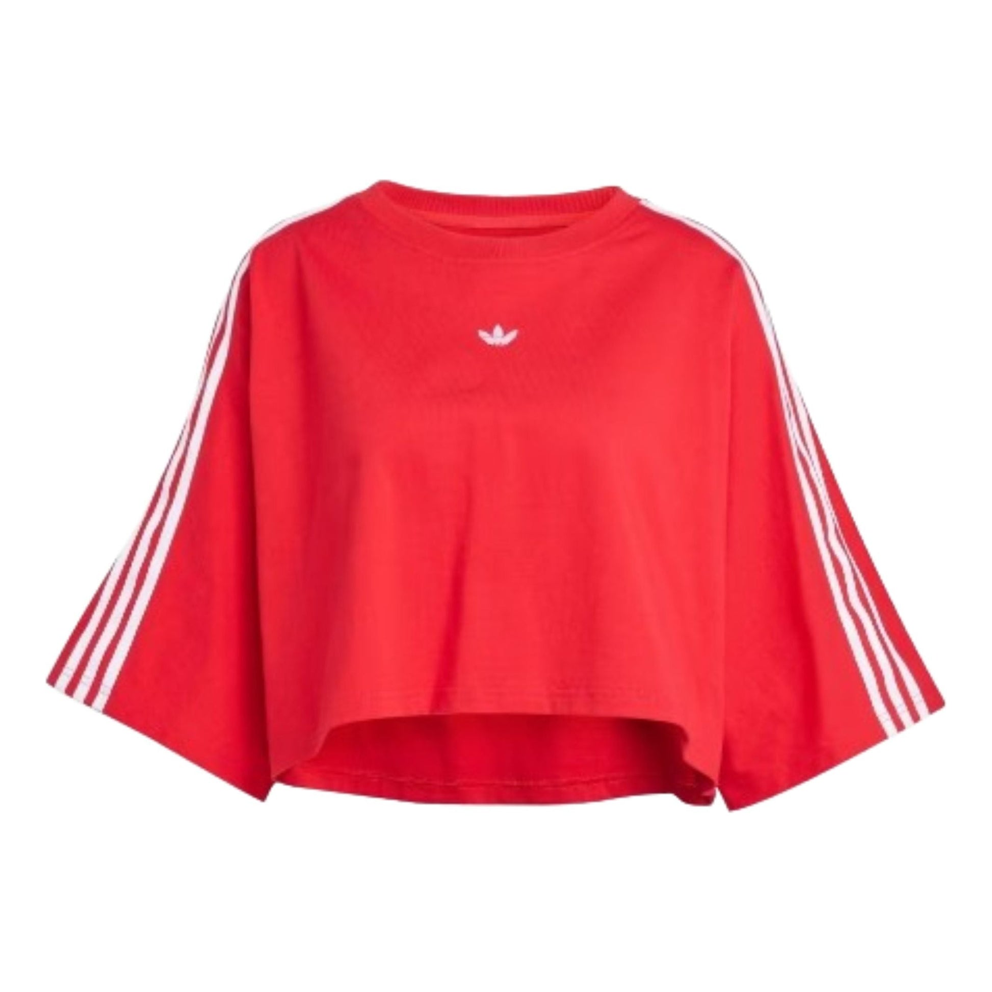(WMNS) adidas Adilenium Season 3 Boxy Oversized T-Shirt Asia Sizing 'Red White' JY8885