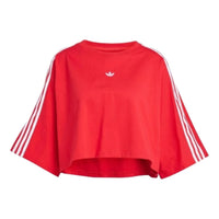 (WMNS) adidas Adilenium Season 3 Boxy Oversized T-Shirt Asia Sizing 'Red White' JY8885