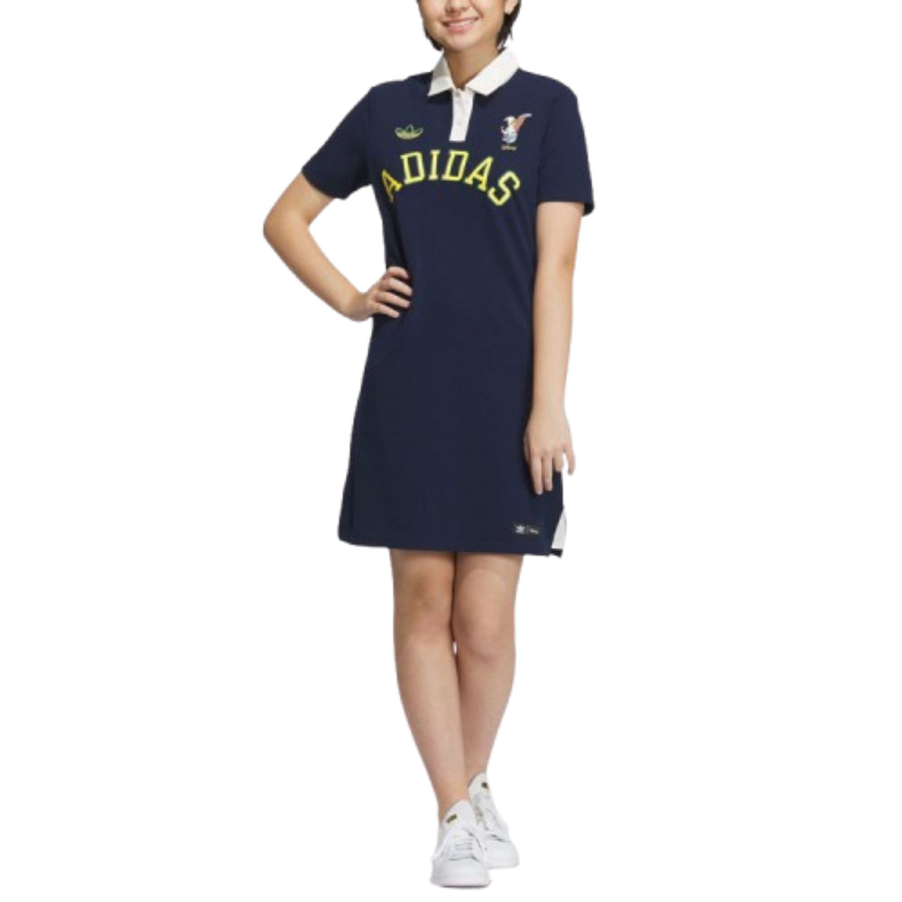 (WMNS) adidas Dumbo Sportswear Dress Asia Sizing 'Navy' IN1057