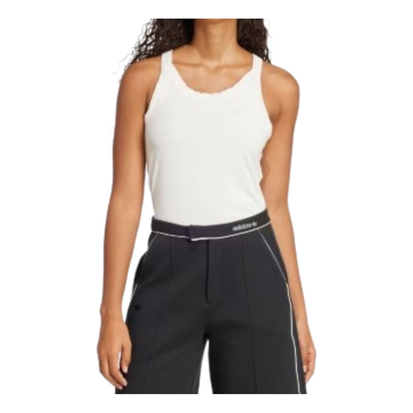 (WMNS) adidas Premium Essentials Tank Top Asia Sizing 'White' JD4768