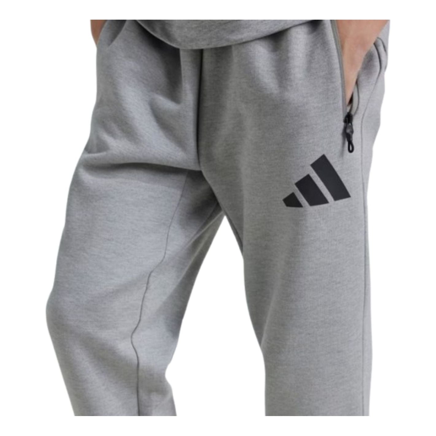 (GS) adidas Z.N.E. Tapered-Leg Track Pants Asia Sizing 'Grey Black' JI7543