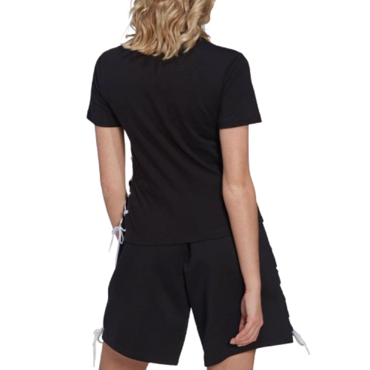 (WMNS) adidas Always Original Trefoil T-Shirt Asia Sizing 'Black White' HS2599