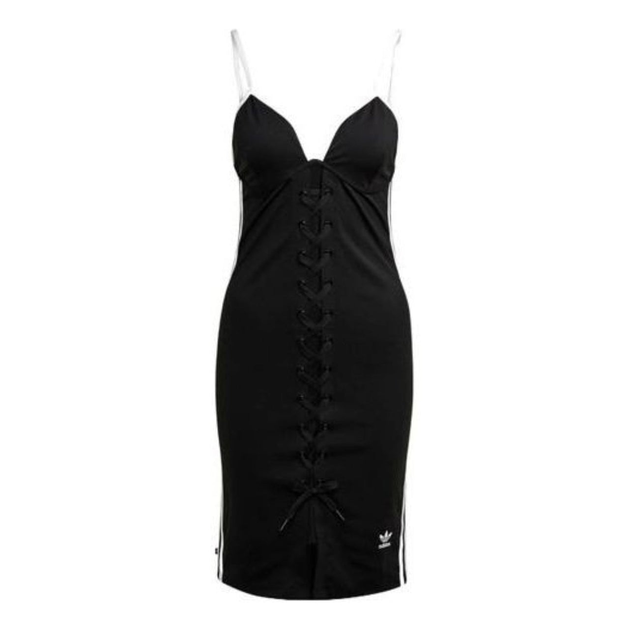 (WMNS) adidas Always Original Laced Strap Dress Asia Sizing 'Black' HK5084