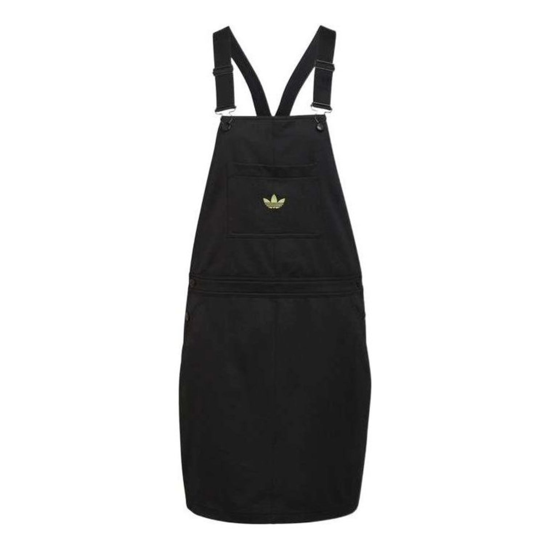 (WMNS) adidas Dungaree Dress Asia Sizing 'Black' HB9458