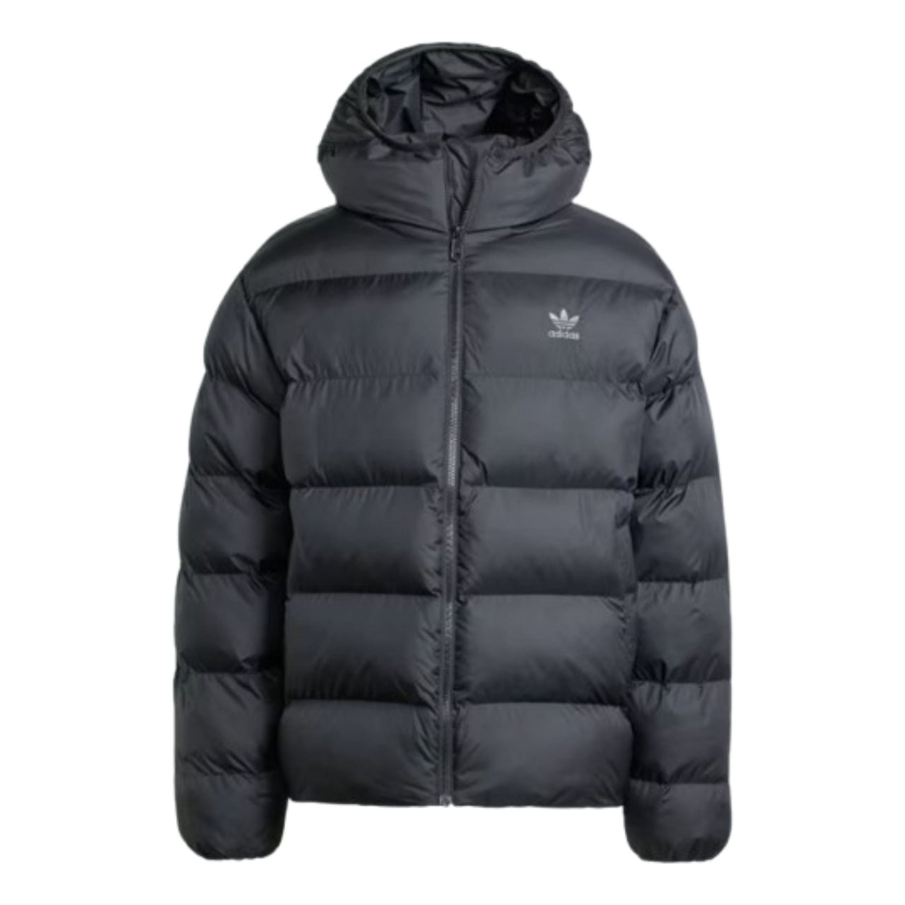 adidas Tonal Hooded Puffer Jacket Asia Sizing 'Black' IY3396
