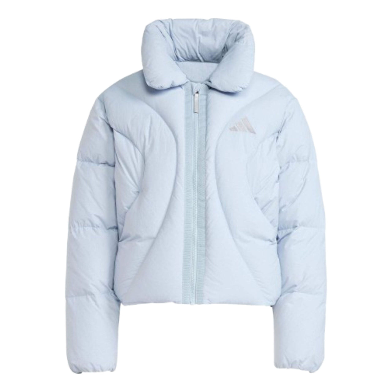 (WMNS) adidas Crop Down Jacket Asia Sizing 'Blue' JG5933