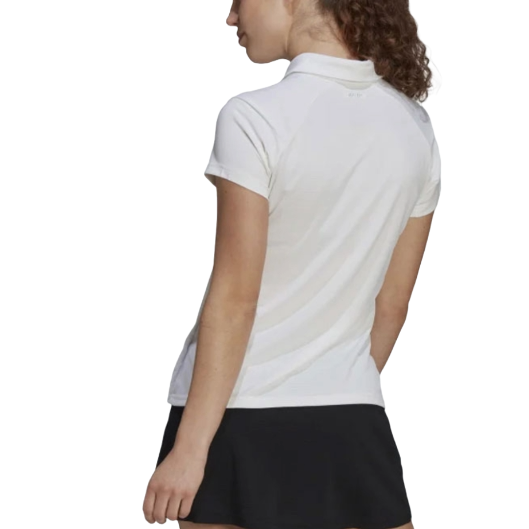 (WMNS) adidas Heat.Rdy Tennis Polo Shirt 'White' GL5804