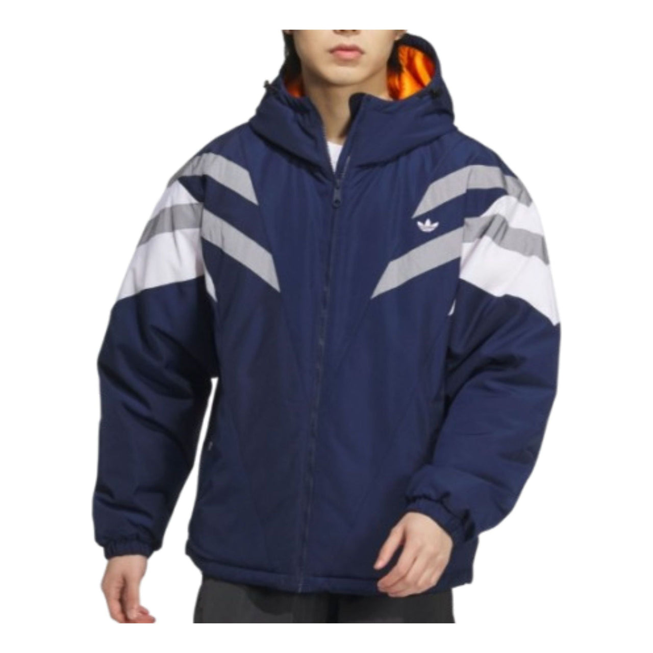 adidas Vintage Pad Jacket Asia Sizing 'Navy' JJ4969