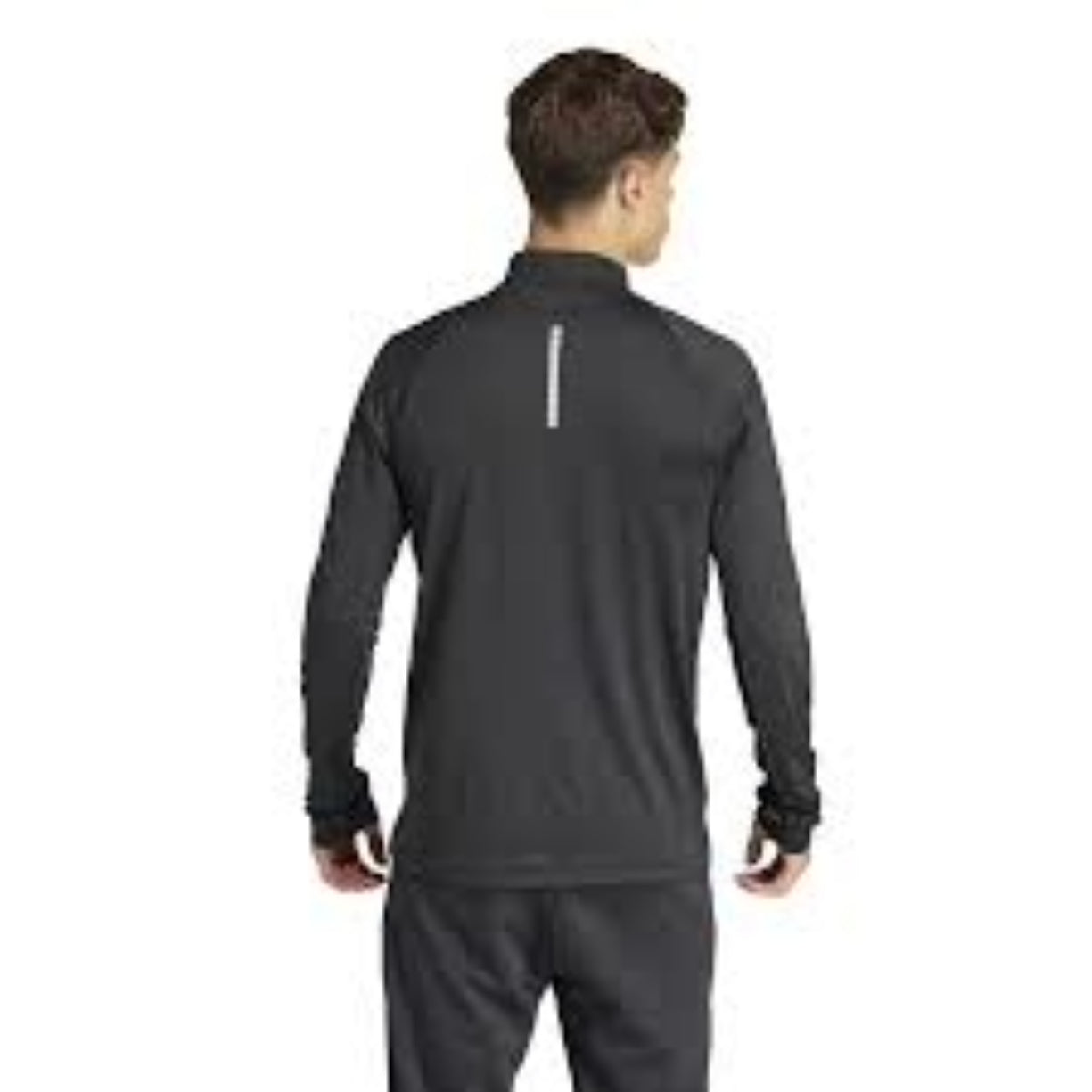 adidas Gym+ Training 1/4-Zip Long Sleeve T-Shirt Asia Sizing 'Black' IP4468
