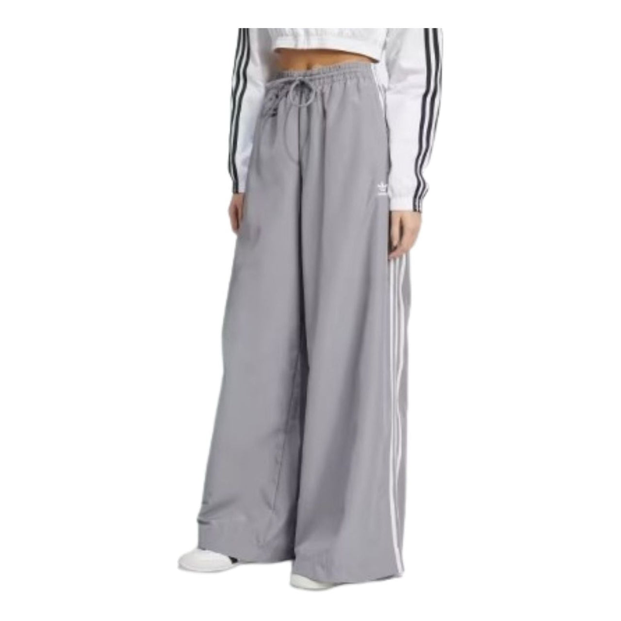 (WMNS) adidas Adilenium Oversized Track Pants Asia Sizing 'Grey' JD3389