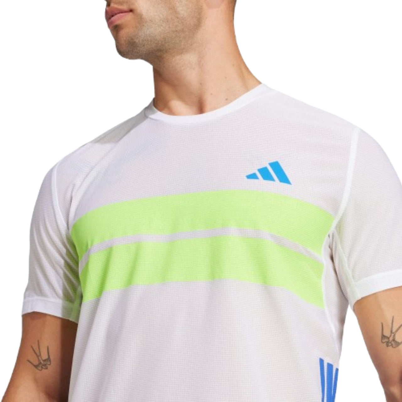 adidas Adizero Retro Running T-Shirt 'White' JD7316