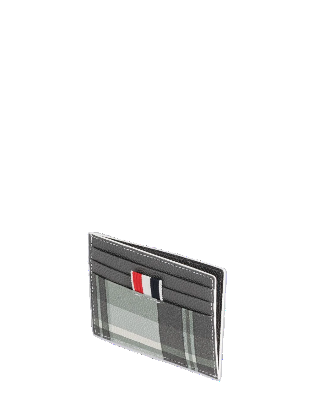 THOM BROWNE Card Holder 'Grey White' MAW220AL0041980