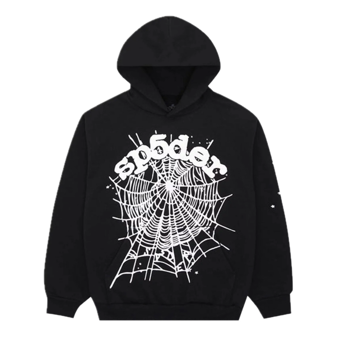 Sp5der OG Web Hoodie 'Black' SP5-OGWBLK-HD