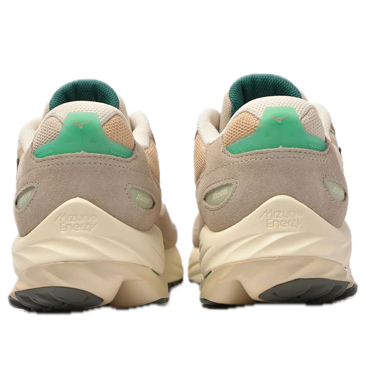 MIZUNO Wave Rider B 'Light Beige Dark Grey Mint Green' D1GA330916