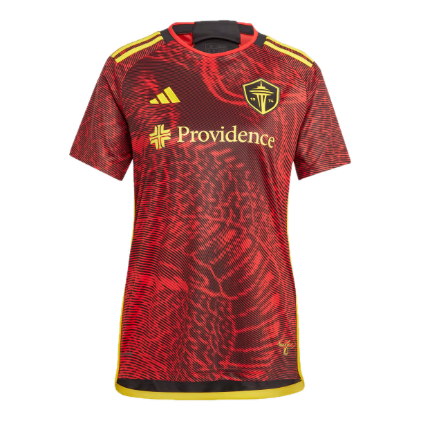 (WMNS) adidas Seattle Sounders FC 23/24 Away Jersey 'Red' IS4895