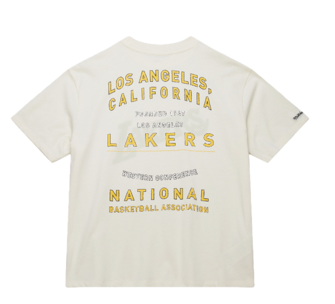 Mitchell & Ness NBA Lifestyle T-Shirt 'Lakers' SS10162-LALCREA