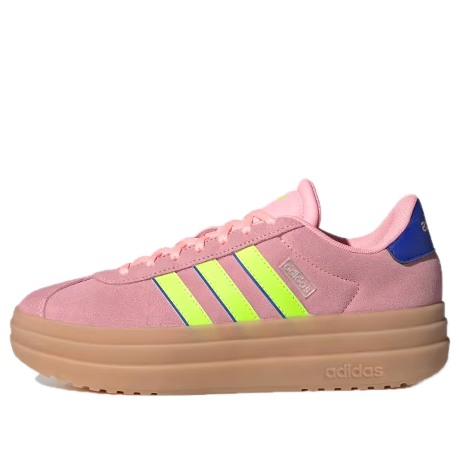 (WMNS) adidas VL Court Bold 'Pink Spark Lucid Lemon' IH8089