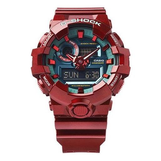 CASIO G-Shock Analog-Digital 'Red' GA-700DBR-4APFL