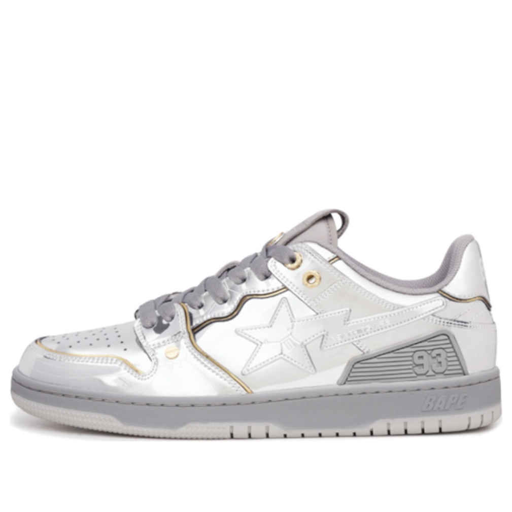 A BATHING APE X Hajime Sorayama Sk8 Sta 'Silver' 1H73-191-918-SILVER
