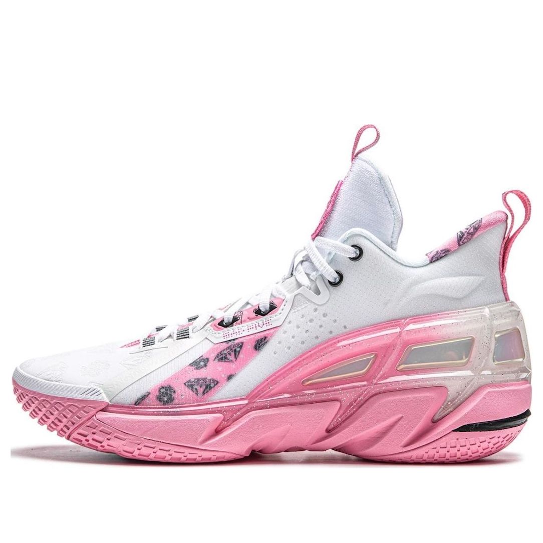 Li-Ning x Billionaire Boys Club Badfive 4 Mid 'White Pink' ABFU015-8