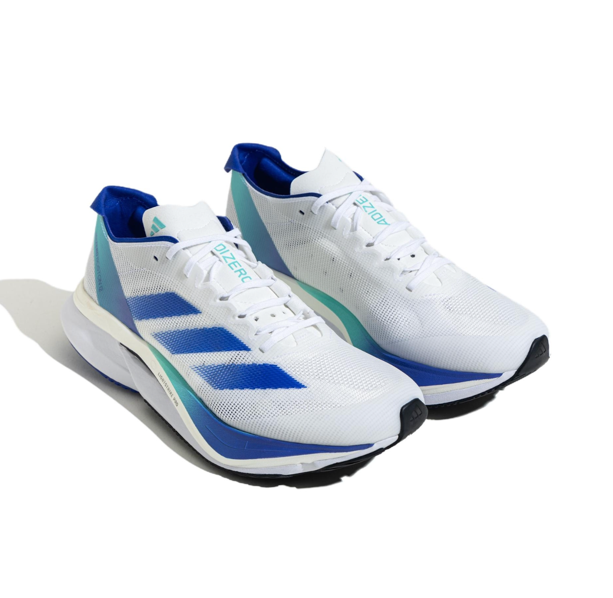 adidas Adizero Boston 12 'White Cobalt Blue' JR2731
