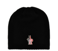 (WMNS) Moncler Grenoble Logo Wool Beanie 'Black' 3B00010M1131999