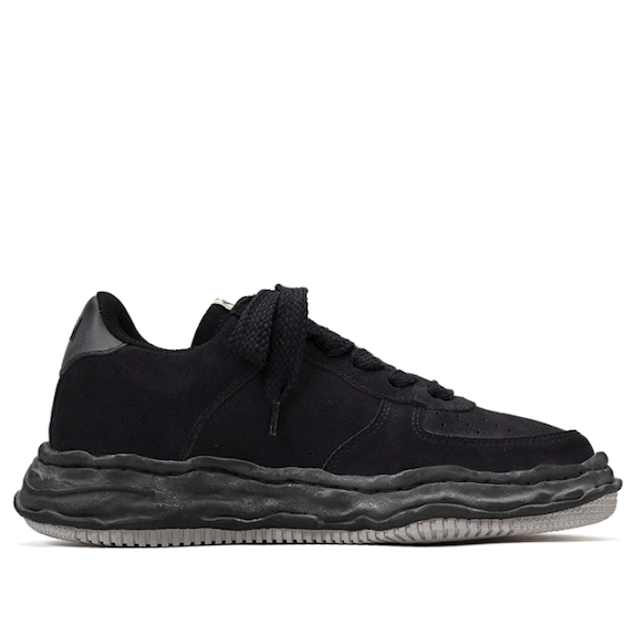 Maison MIHARA YASUHIRO Wayne Brushed Suede Low 'Black' A09FW715-BLACK