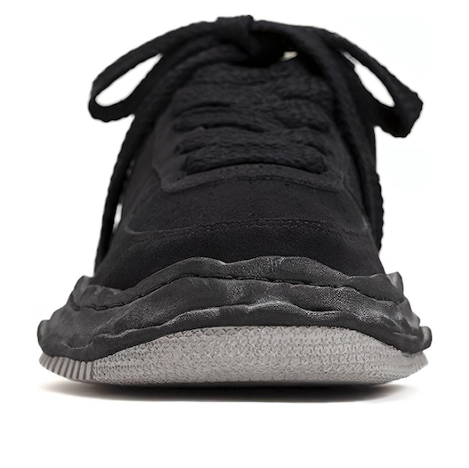 Maison MIHARA YASUHIRO Wayne Brushed Suede Low 'Black' A09FW715-BLACK