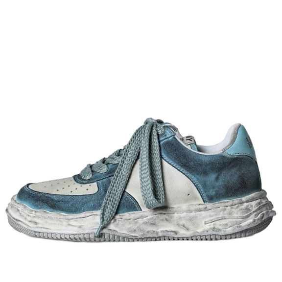 Maison MIHARA YASUHIRO Wayne OG Sole DR Leather Low 'Blue' A10FW710-BLUE