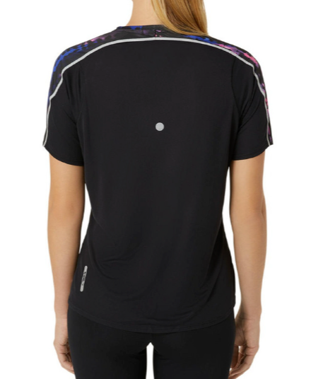 (WMNS) ASICS ROAD LITE-SHOW T-Shirt 'Black Magenta' 2012D073-001