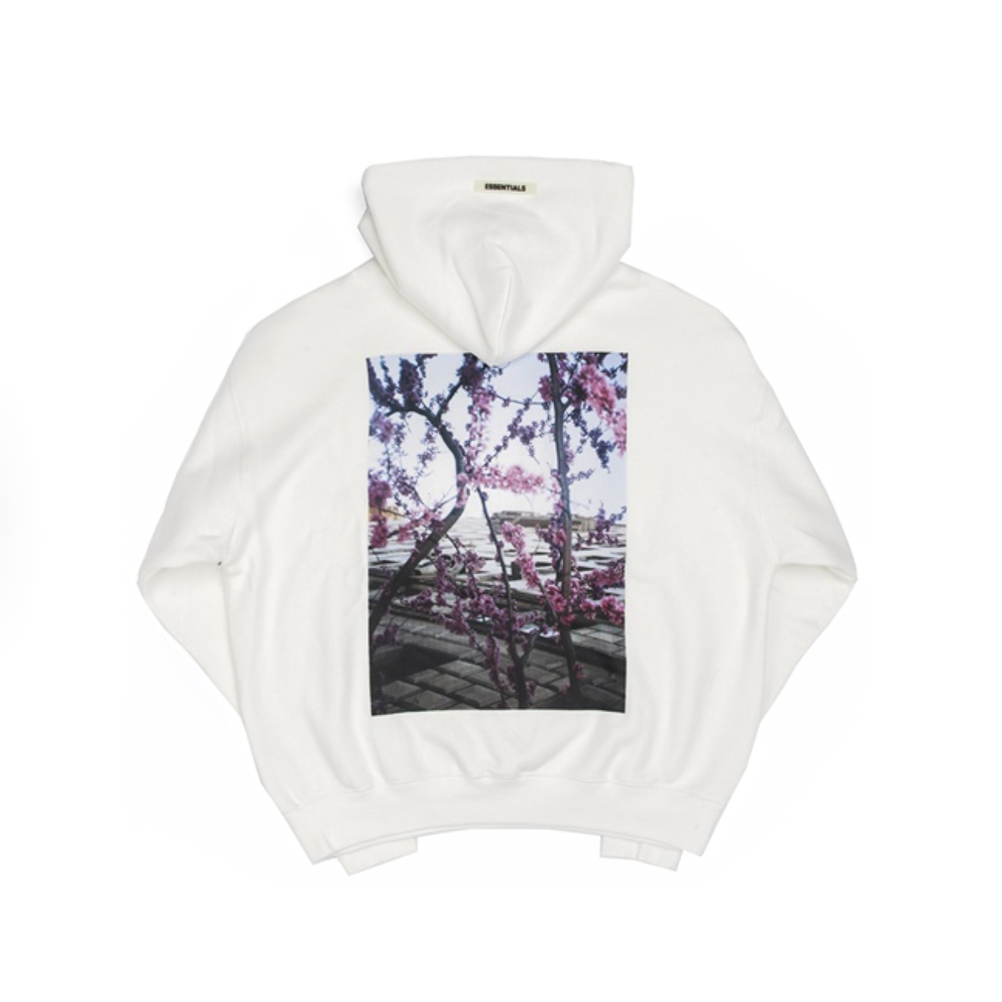 Fear of God Essentials FW19 Photo Series Hoodie 'White' FOG-FW19-4
