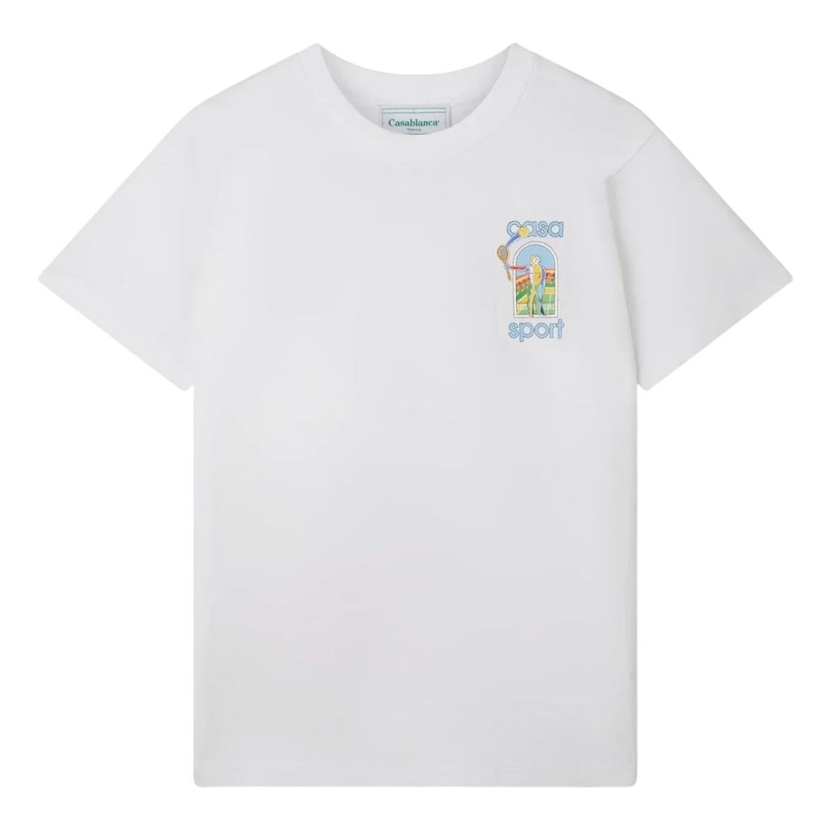 Casablanca Le Jeu Colore T-Shirt 'White' MS24-JTS-001-01