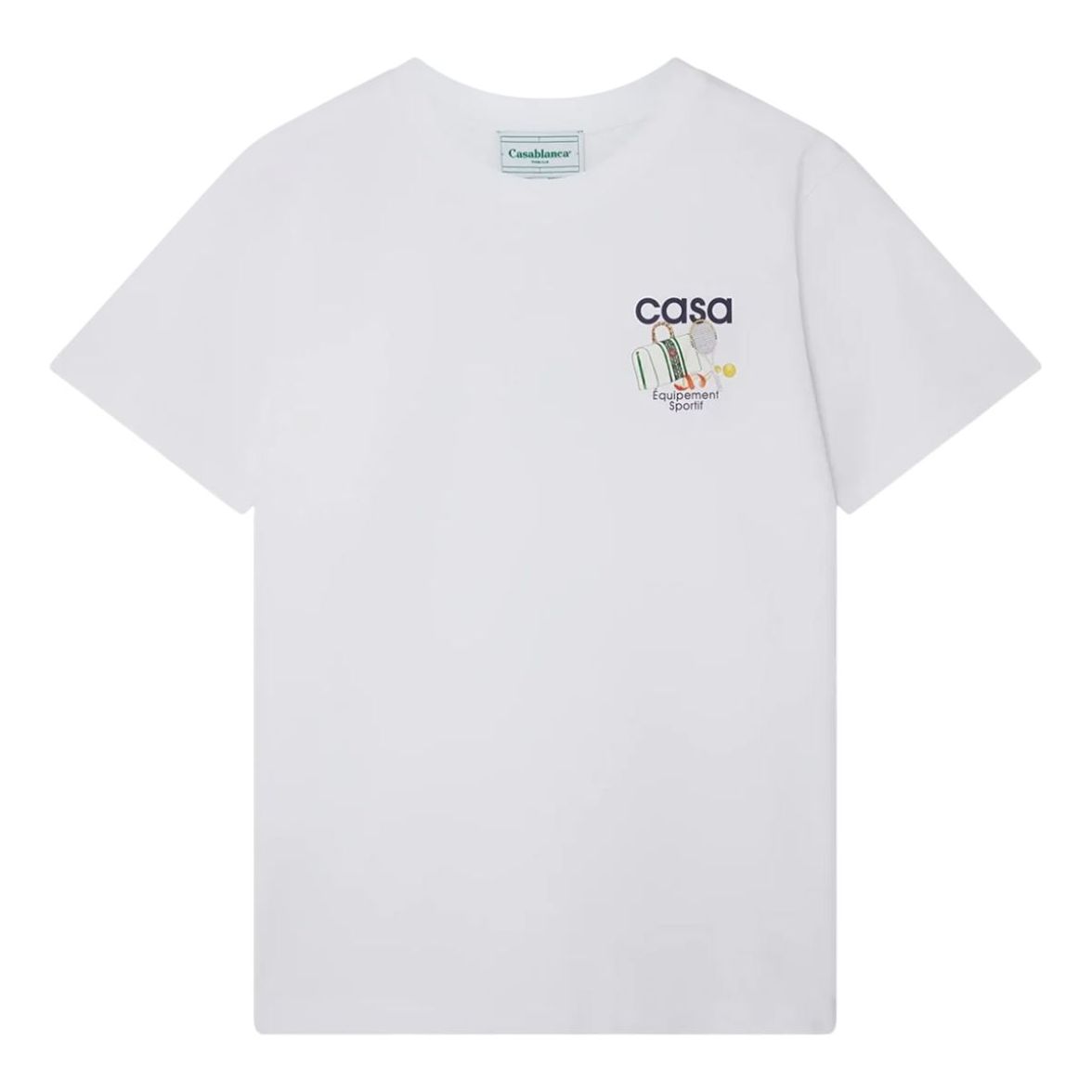 Casablanca Equipement Sportif Printed T-Shirt 'White' MPS24-JTS-001-08