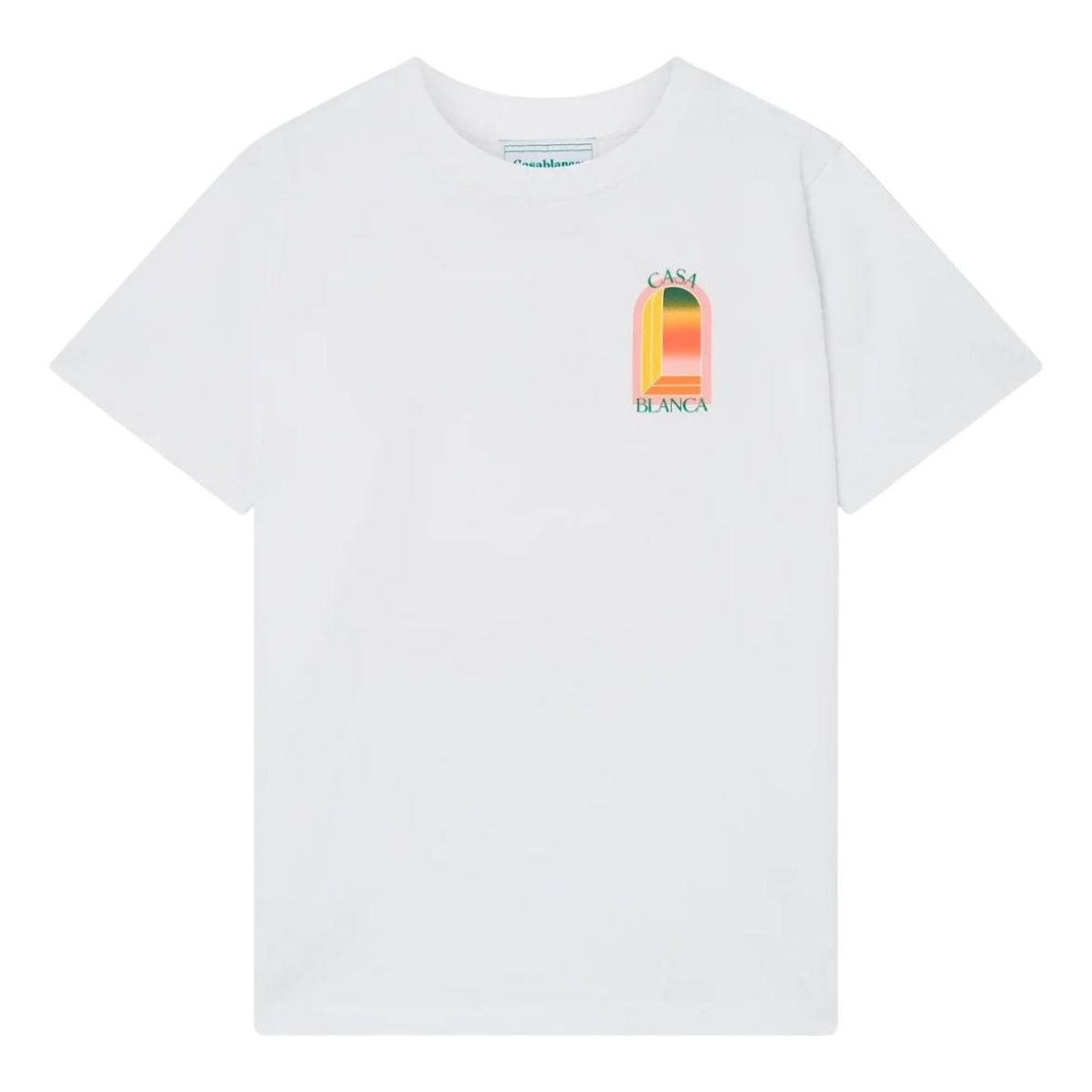 Casablanca Gradient Arch Logo T-Shirt 'White' MS24-JTS-001-23