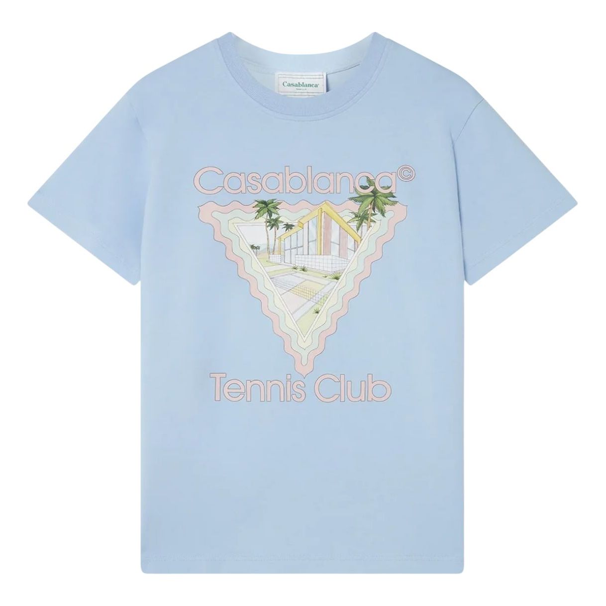 Casablanca Maison De Reve Printed T-Shirt 'Blue' MPF24-JTS-001-09